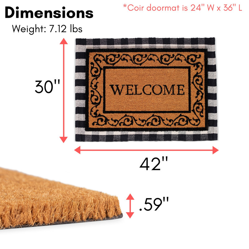 Non-Slip Indoor Doormat