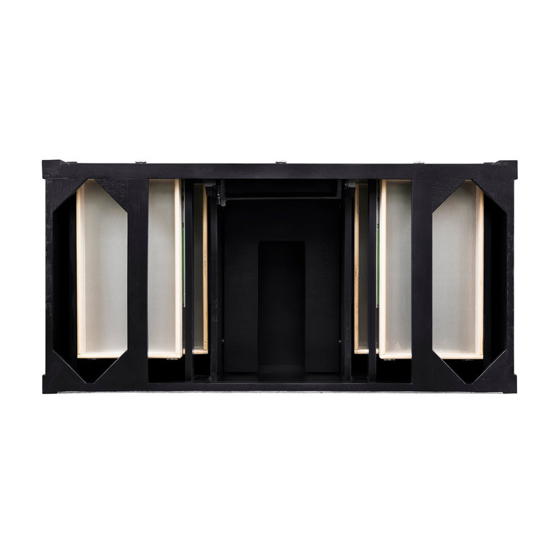 Brittany 48'' W Single Vanity, Ethereal Noctis, Black Onyx, 8" Widespread