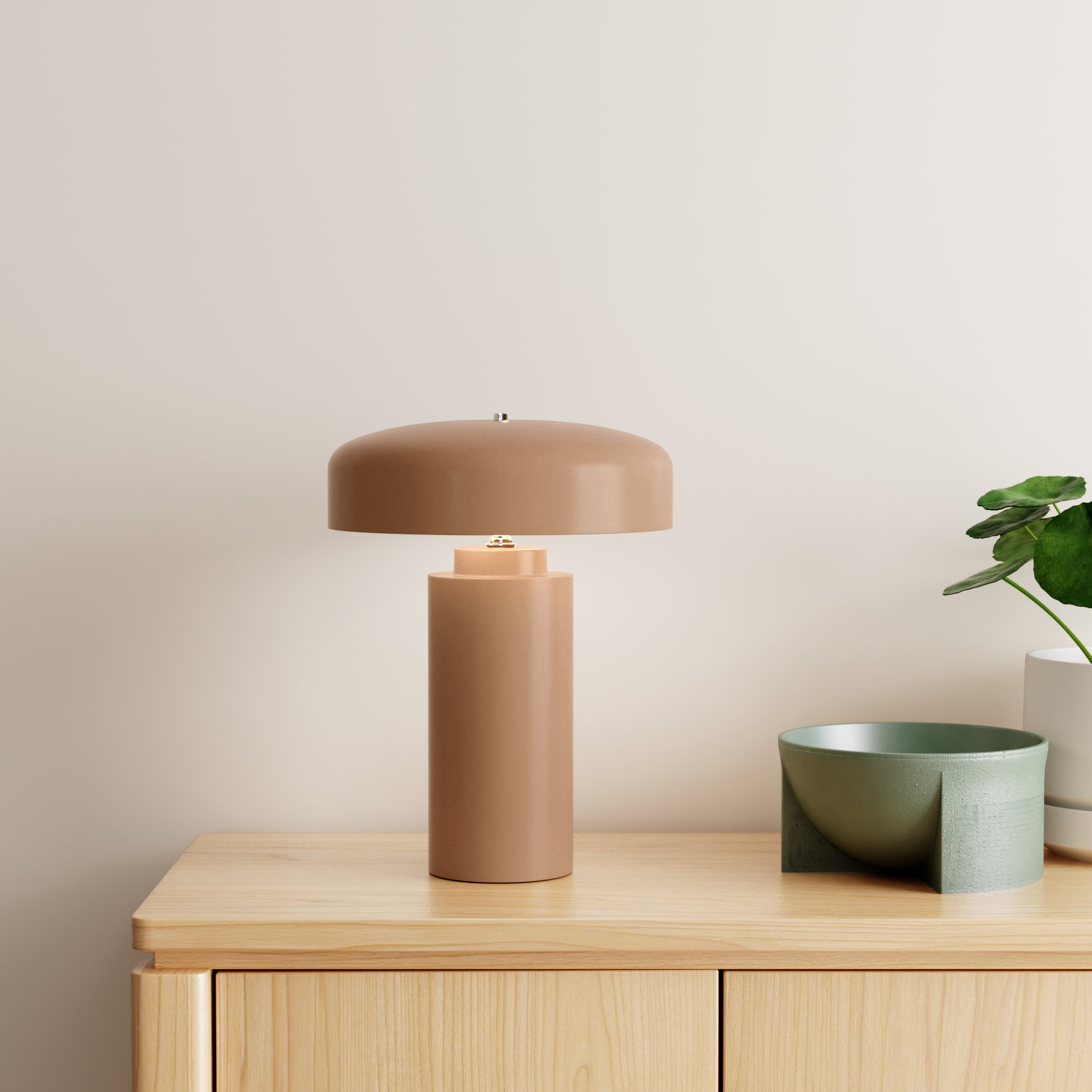 Hardacre Ceramic Table Lamp, Adobe
