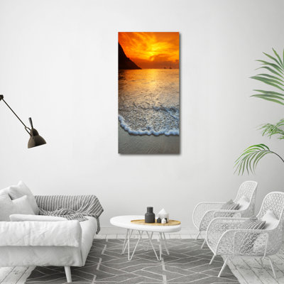 Sunset - Wrapped Canvas Print