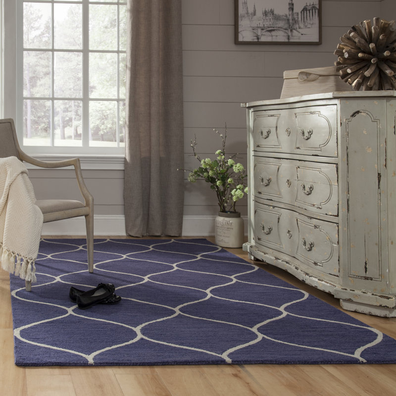 Uchida Wool Geometric Indoor Rug, Rectangle 3'9" x 5'9"