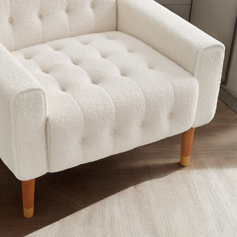 Fauteuil d'appoint 33,73 po Biscuit