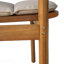 Ensemble de 2 chaises de patio d'extérieur avec coussin