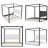 King Size Upholstered Canopy Bed, Platform Bed Frame with Velvet Headboard & Metal Frame, 4-Poster Canopy Bed for Romantic & Modern Bedroom, No Box Spring Needed-681049974-681049976
