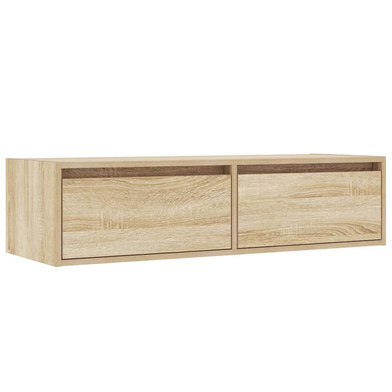 Exuma TV Stand, 25cm H x 100cm L x 35.5cm W, Sonoma Oak