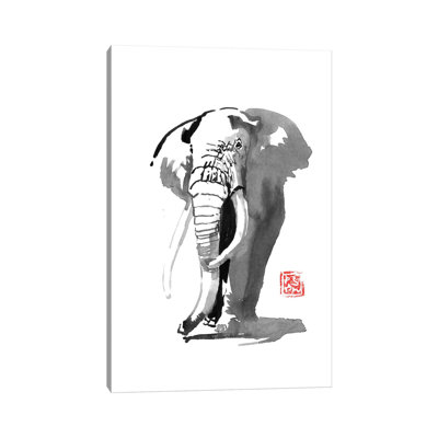 Elephant by Péchane - Print on Canvas