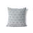 Storks & Bunnies Blue Throw Pillow-107792362