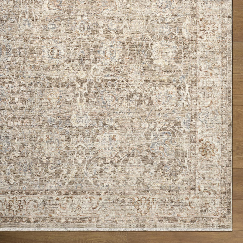 Gionatan Machine Woven Area Rug, Rectangle 5'3" x 6'11.9"