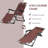 Folding Chaise Lounge Chair, 2-In-1 Tanning Chair With Pillow & Pocket-1762236729