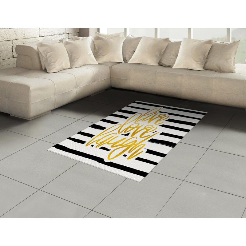 Wenham Striped Hand Woven Area Rug, Rectangle 120 x 180cm