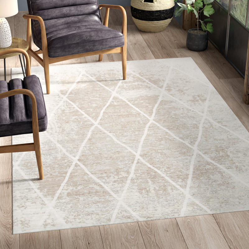 Fine Argyle Hand Woven Area Rug, Rectangle 140 x 200cm