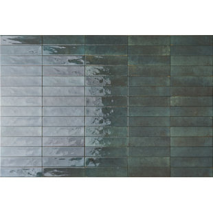 Carrelage mural et de plancher en porcelaine brillante Uptown Brick 2,5 po x 10 po 