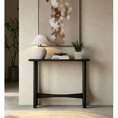 Console en bois massif Wabi-Sabi