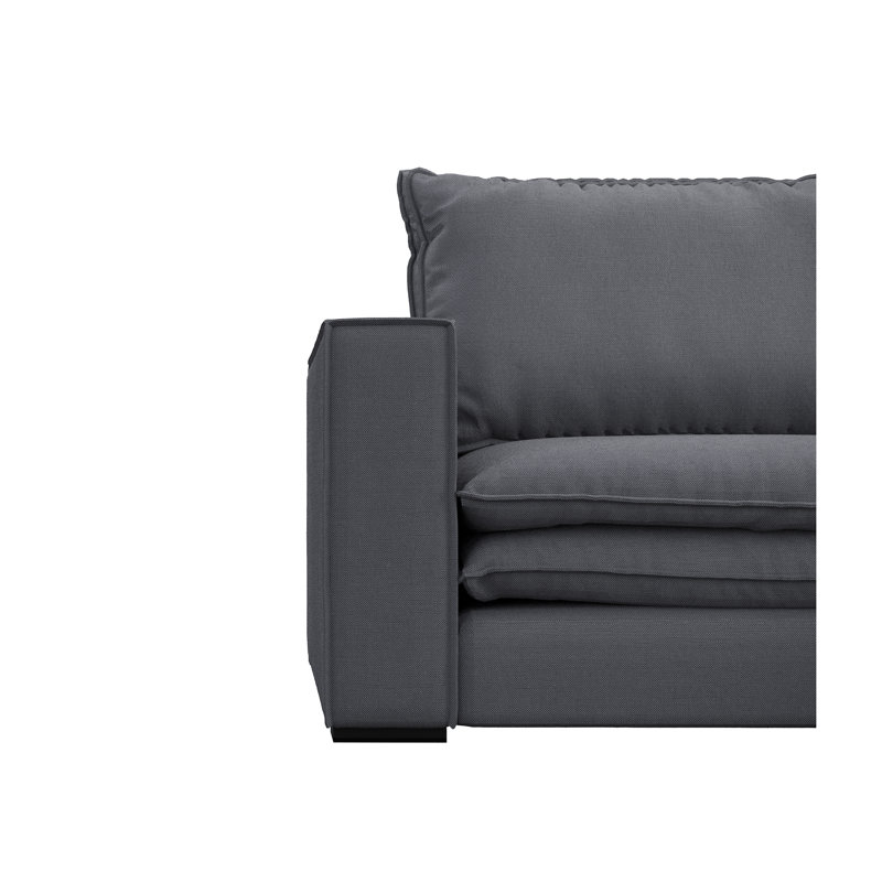 Aaron Right Corner Sofa, Grey, Right Hand Facing