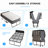 38" Rollaway Folding Bed with 4" Memory Foam Mattress & Wheels
