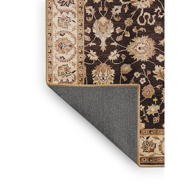 Tapis oriental noir / ivoire Giragos, Rectangle 7 pi x 10 pi