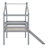 Twin Low Loft House Bed With Slide, Ladder, Safety Guardrails-106752978