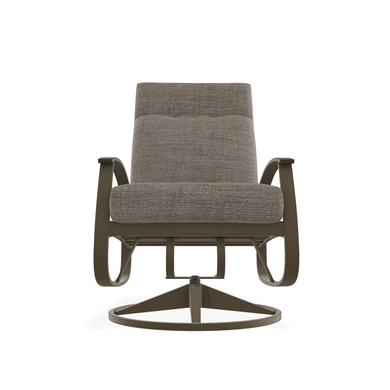 Belle Isle Outdoor Lounge Chair, Beachwood, Grasscloth Buff