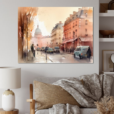 Aquarelle de Paris, France III - impression