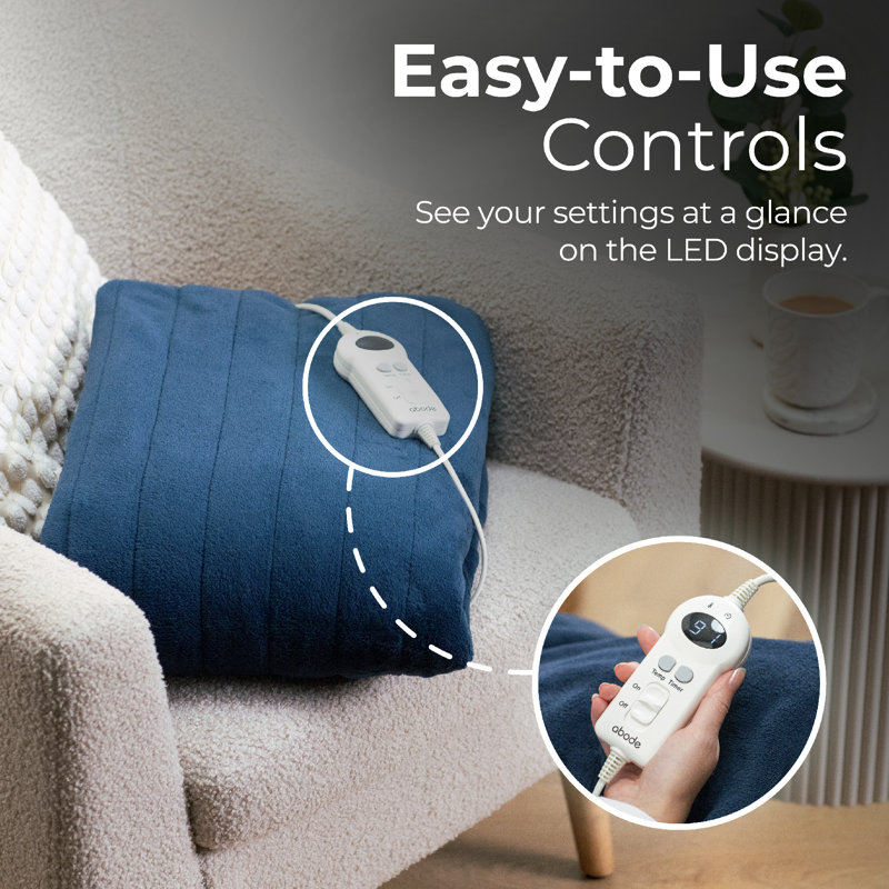 Heated Blanket, Blue