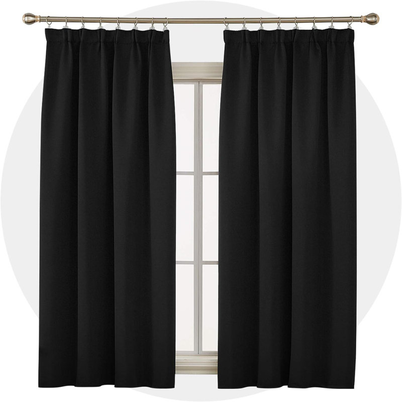 Blackout Curtain, Black