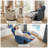 Dakota 30"W 3-in-1 Power Recliner Swivel Glider with USB & Type-C Ports and Side Pocket-113432844