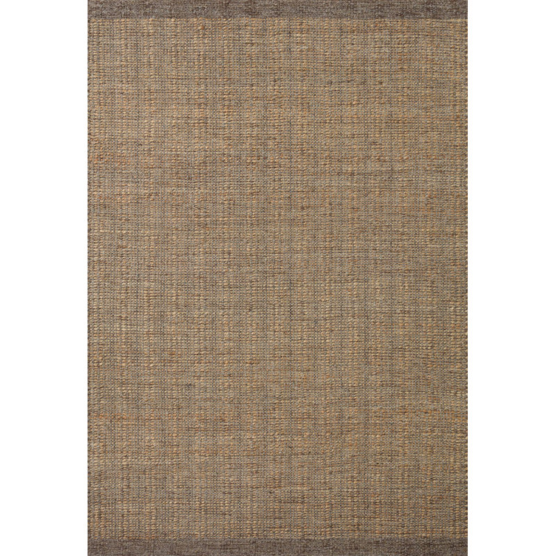 Tapis moka / naturel Jean Stoffer x Loloi Cornwall, Rectangle 8 pi 6 po x 11 pi 6 po