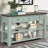 Aididam Modern  48.82'' Solid Wood Console Table,Multifunctional Storage Entryway Table,Classic Vintage Design Foyer Table with 3 Drawers and 2 Shelves-54355602-54355600