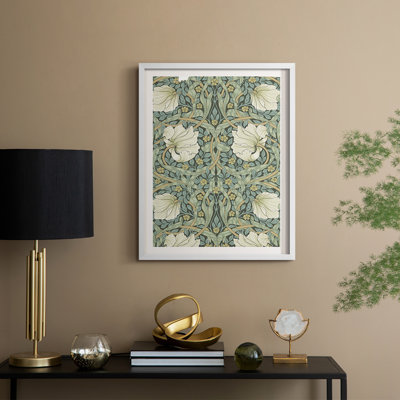 Vintage Abstract Print XXVIII Framed Print - Solid Wood