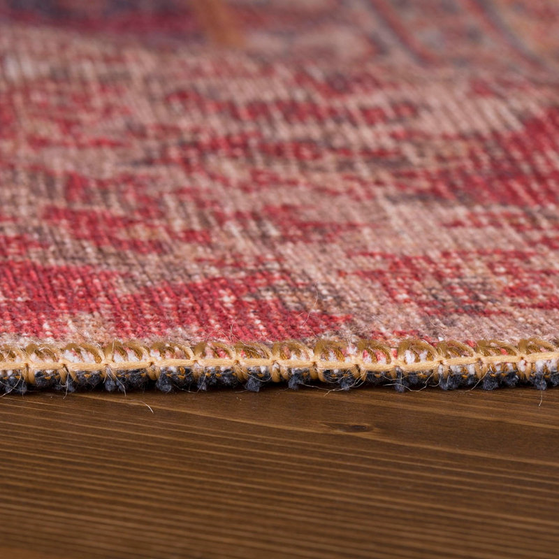 Luxueux tapis lavable à la machine, 100% polyester, 7,5 x 10,8 pieds | Hauteur des poils: 0,2 po, 1850 g / m² | Dessus en polyester recyclé, facile d'entretien, parfait pour le salon et la chambre à coucher, conception douce et durable