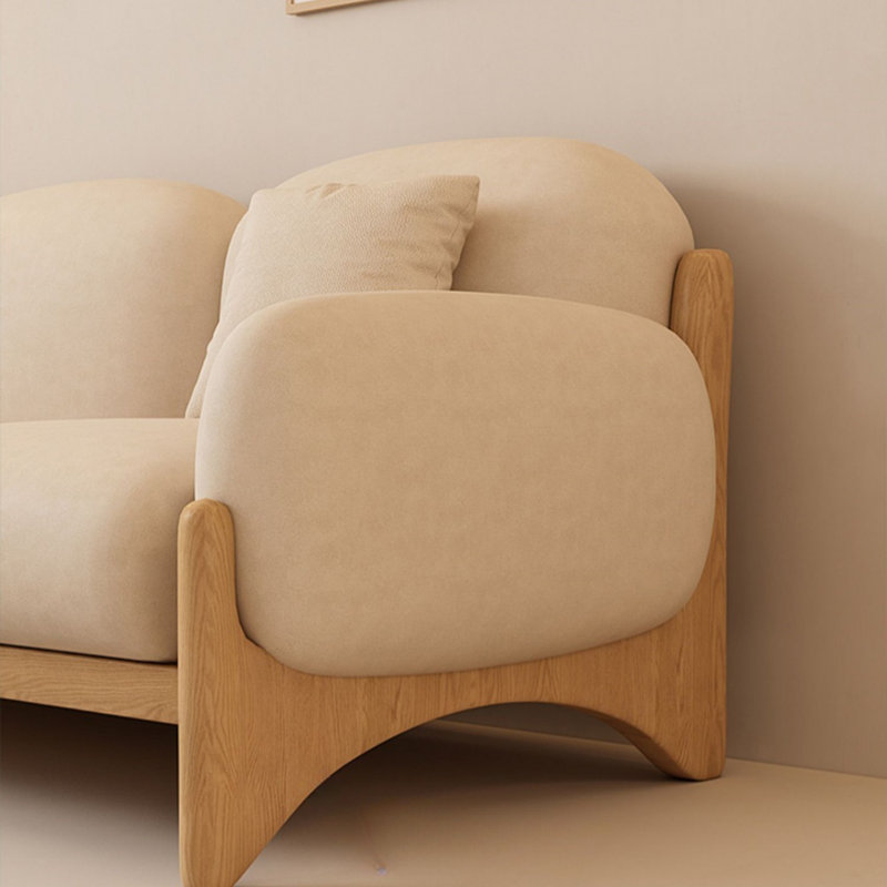 Living Room Log Straight Couch