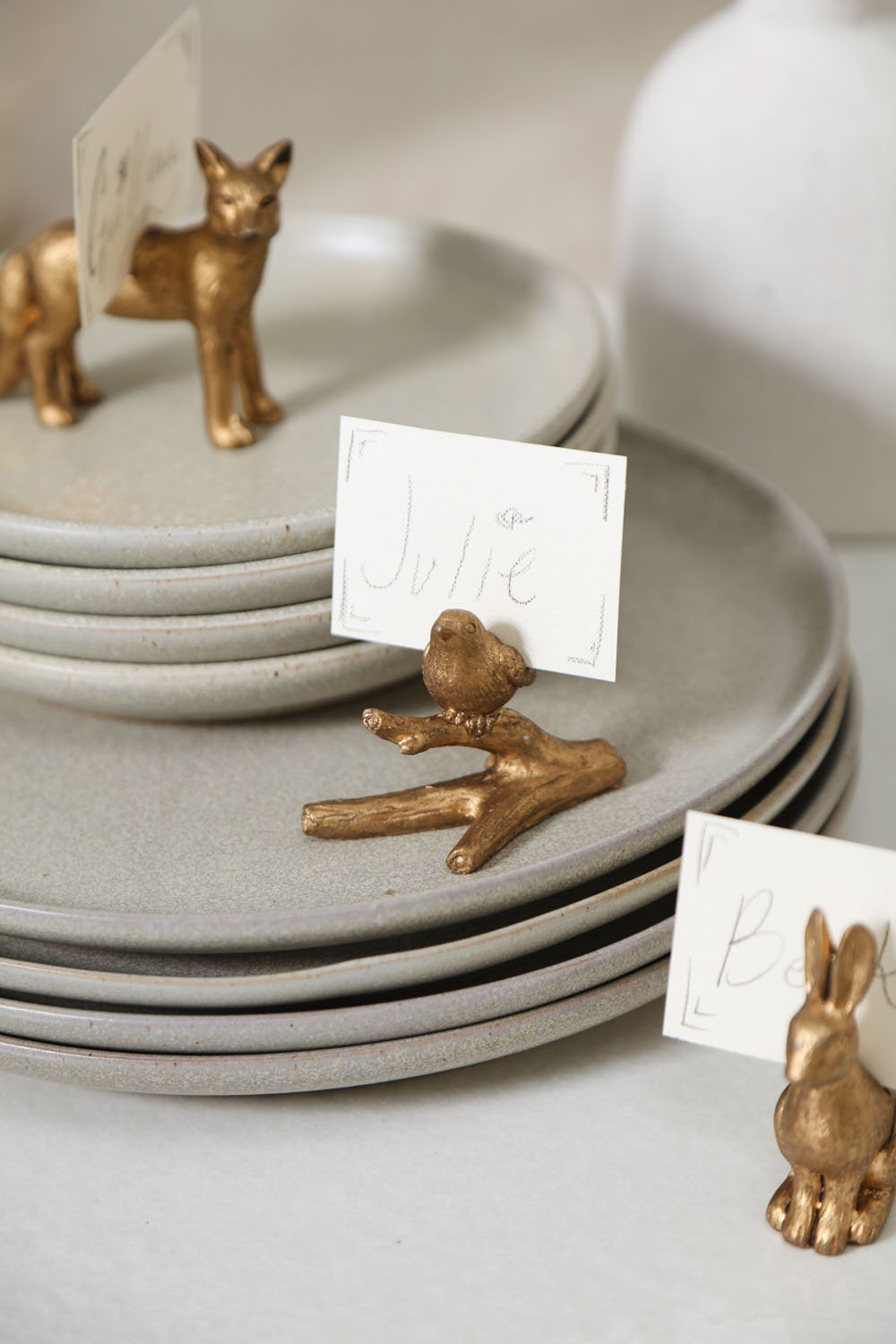 Enchanted Critter Name Card Holder, 2 in x 2.5 in