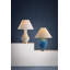 Westhorpe Table Lamp in Aged Brass and Ceramic French Blue by Mark D. Sikes