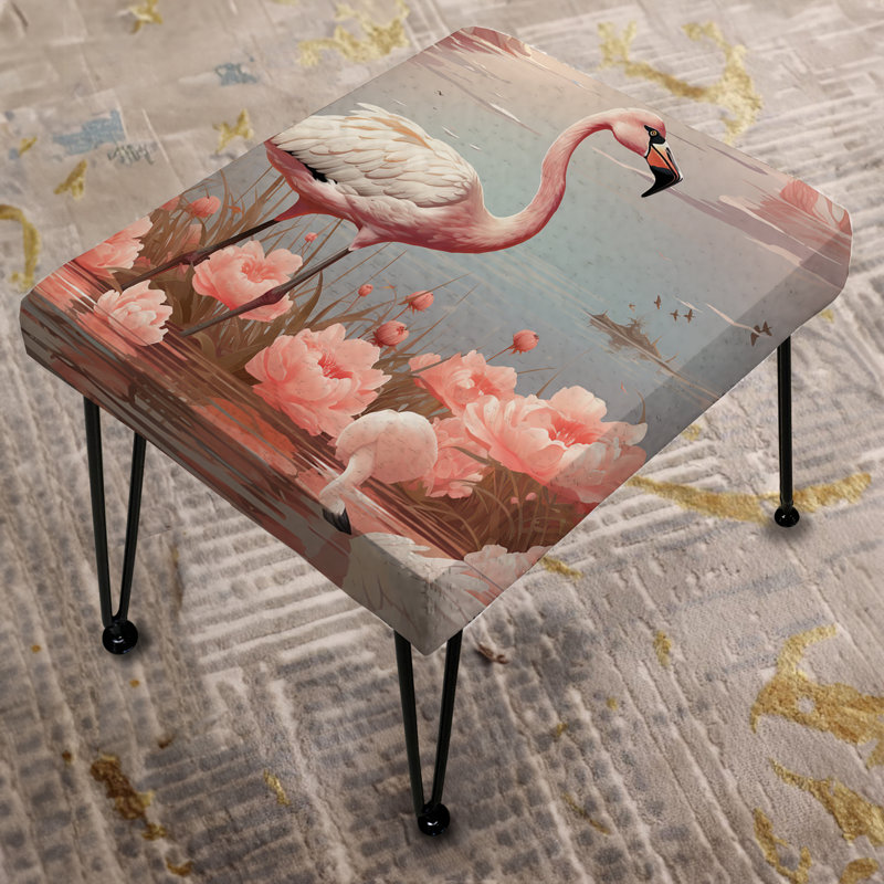 Arbaaz - Repose-pieds rectangulaire à imprimé animal