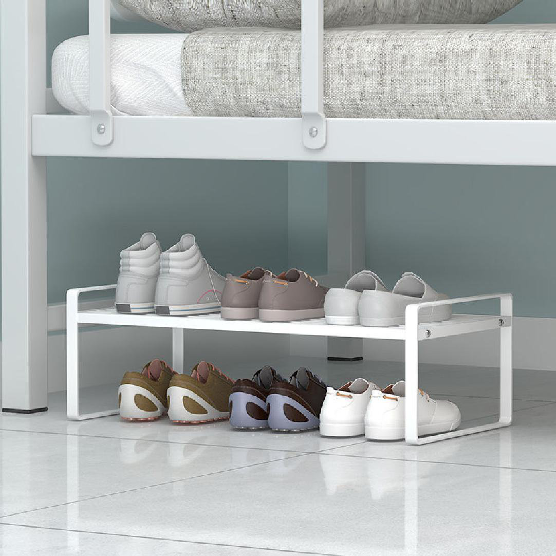 24 Pair Shoe Storage Rack Rebrilliant Finish: White