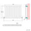Sandvos Horizontal Oval Panel Radiators-178585682