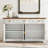 59'' W Sideboard with 3 Drawers, Mid-Century Style 4-Door Storage Cabinet-604027781