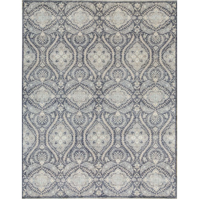 One-of-a-Kind Ziegler Hand-Knotted High-Quality Gray/Blue Area Rug