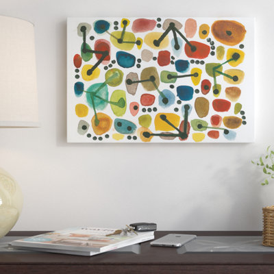 «Mid Century I» par Cheryl Warrick - toile gondolée