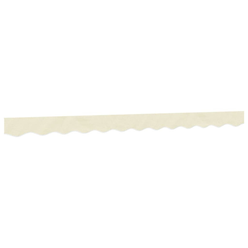 DEvidaxl 20cm D Polyester Cover Retractable Fabric Replacement, 280 x 20cm, Unicoloured, Cream