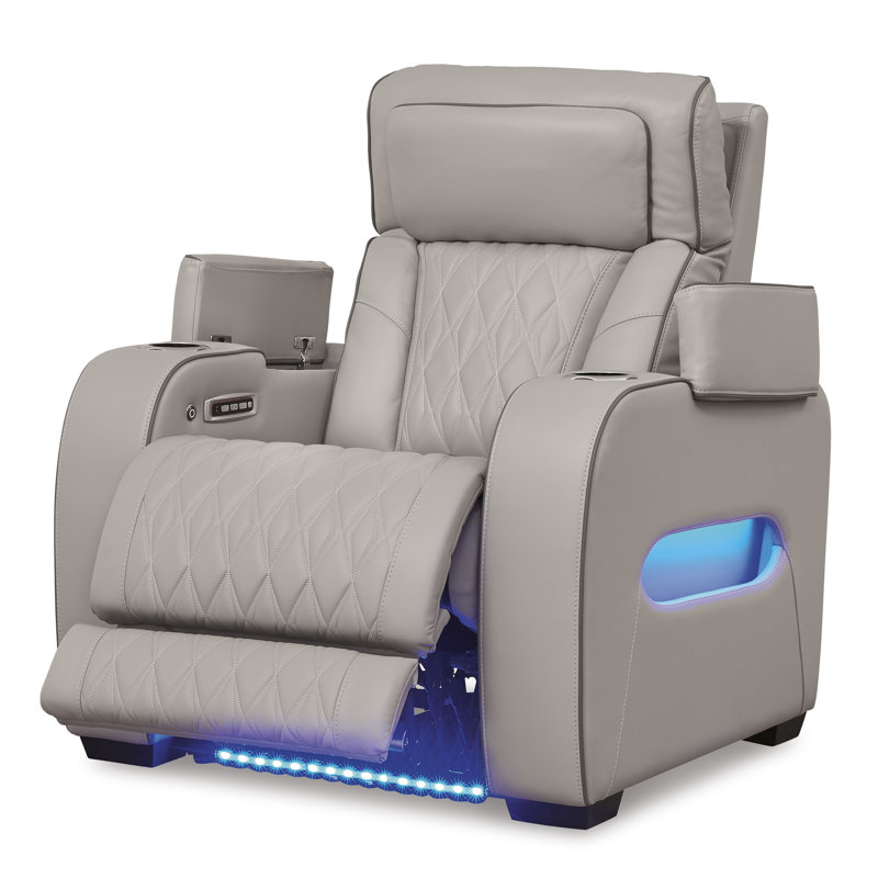 Fauteuil inclinable électrique Boyington, Gris