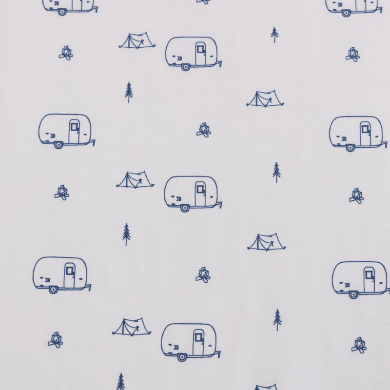 Eddie Bauer Kids Sheet Sets, Full Sheet Set with 2 Standard Pillowcases, Travel Trailer