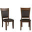 Chaise d'appoint en brun