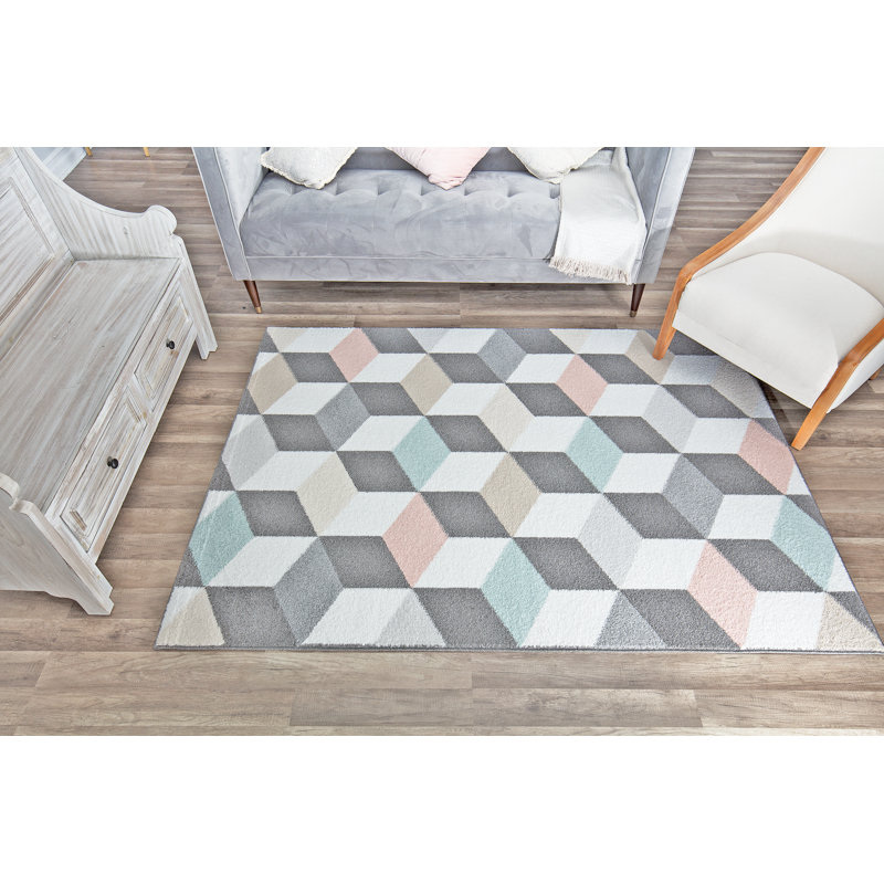 Tapis gris Earl Miko, Rectangle 8 pi x 10 pi
