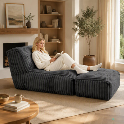 Chaise longue modulaire - Canapé-lit convertible pour une détente multi-scène