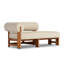 Chaise longue simple 70 po Principato