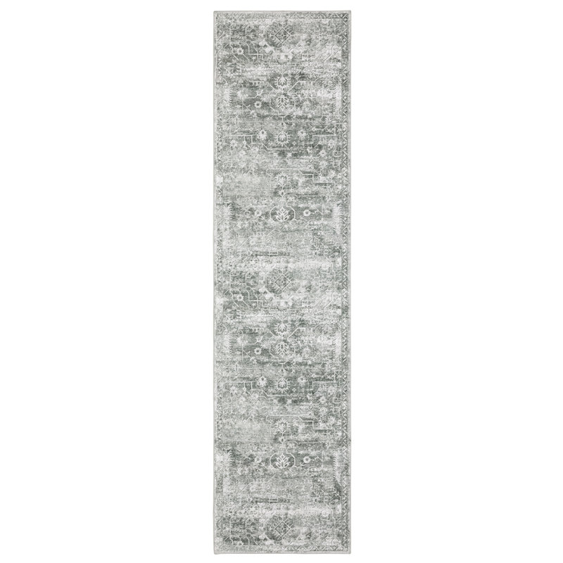 Tapis lavable à la machine Matranga, Tapis de couloir 2 pi x 8 pi