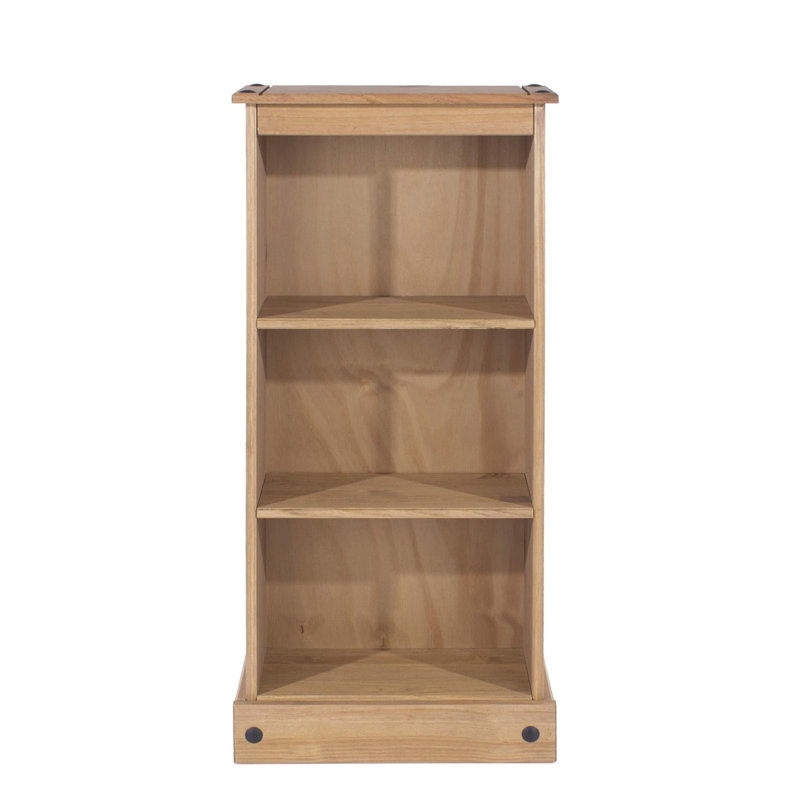 3 Tier Low Narrow Bookcase Display Shelf