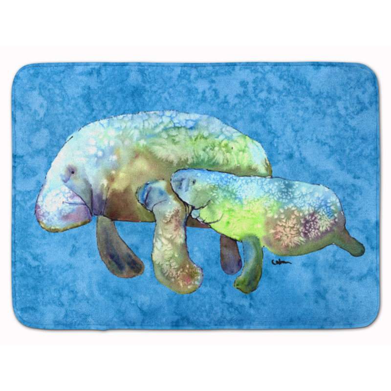 Tollette Memory Foam Non-Slip Bath Rug