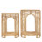 Set of 2 PE Rattan Outdoor Side Table with Storage